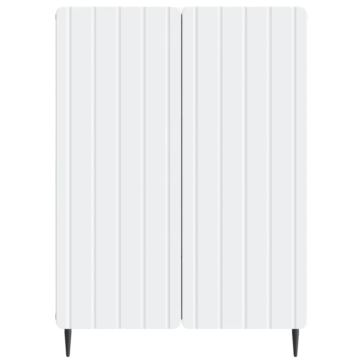 White Sideboard Storage Cabinet 66 x 34.5 x 92 cm