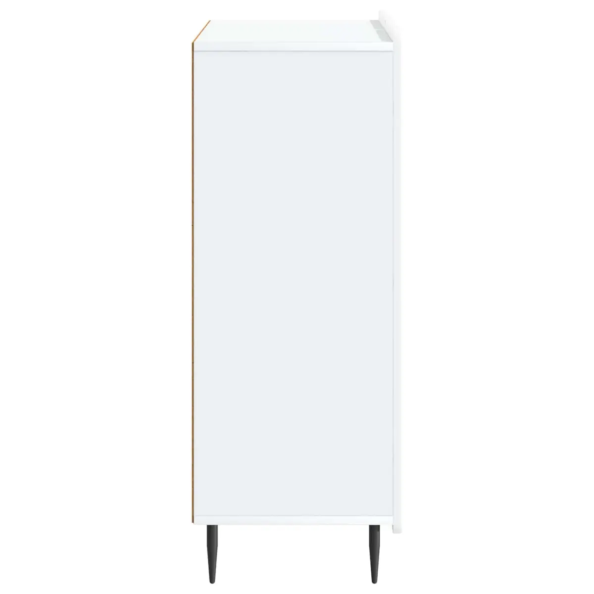 White Sideboard Storage Cabinet 66 x 34.5 x 92 cm