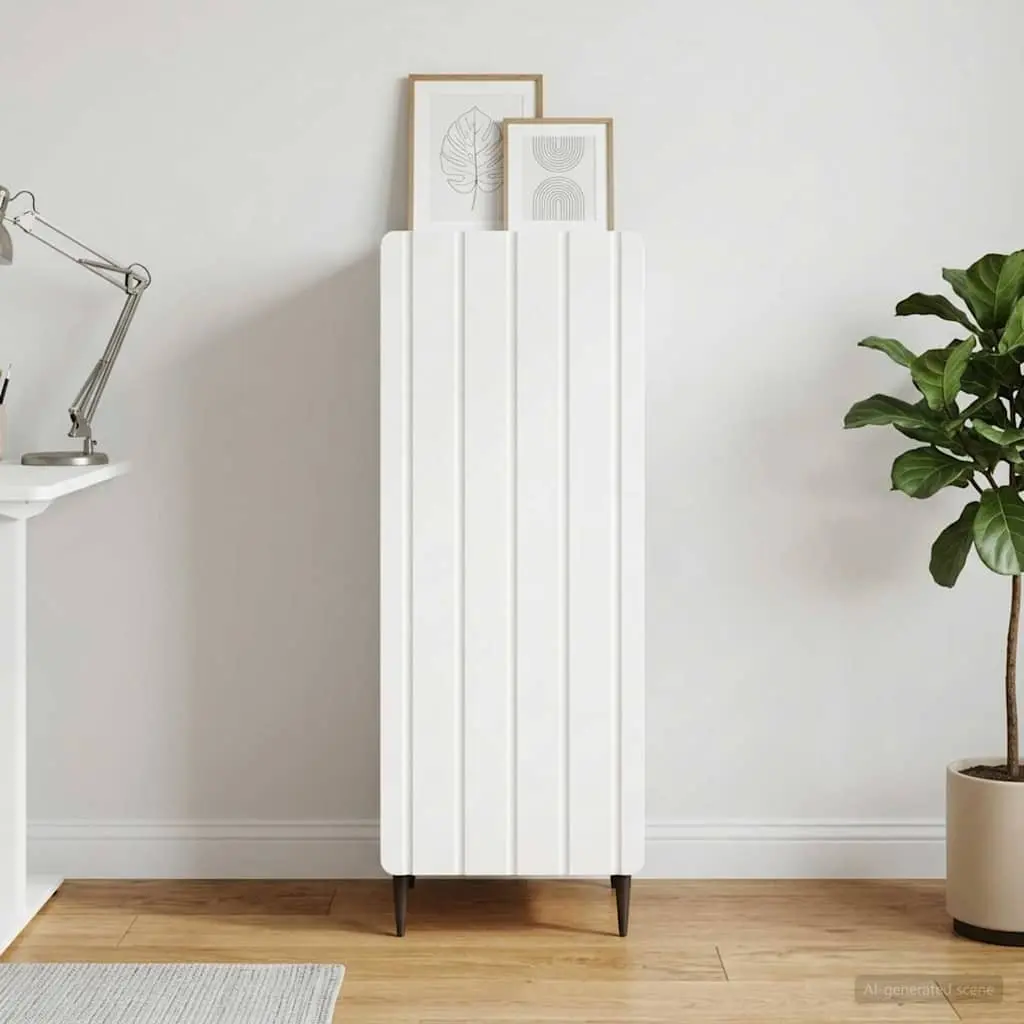 Modern Sideboard White Storage Cabinet Dining Living Room Furniture Engineered