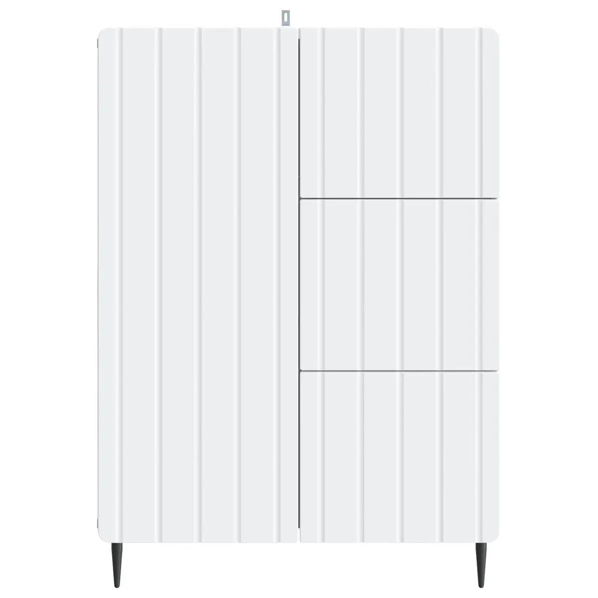 Sideboard White 66 x 34.5 x 91.5 cm Storage Cabinet Dining Living Room Furniture