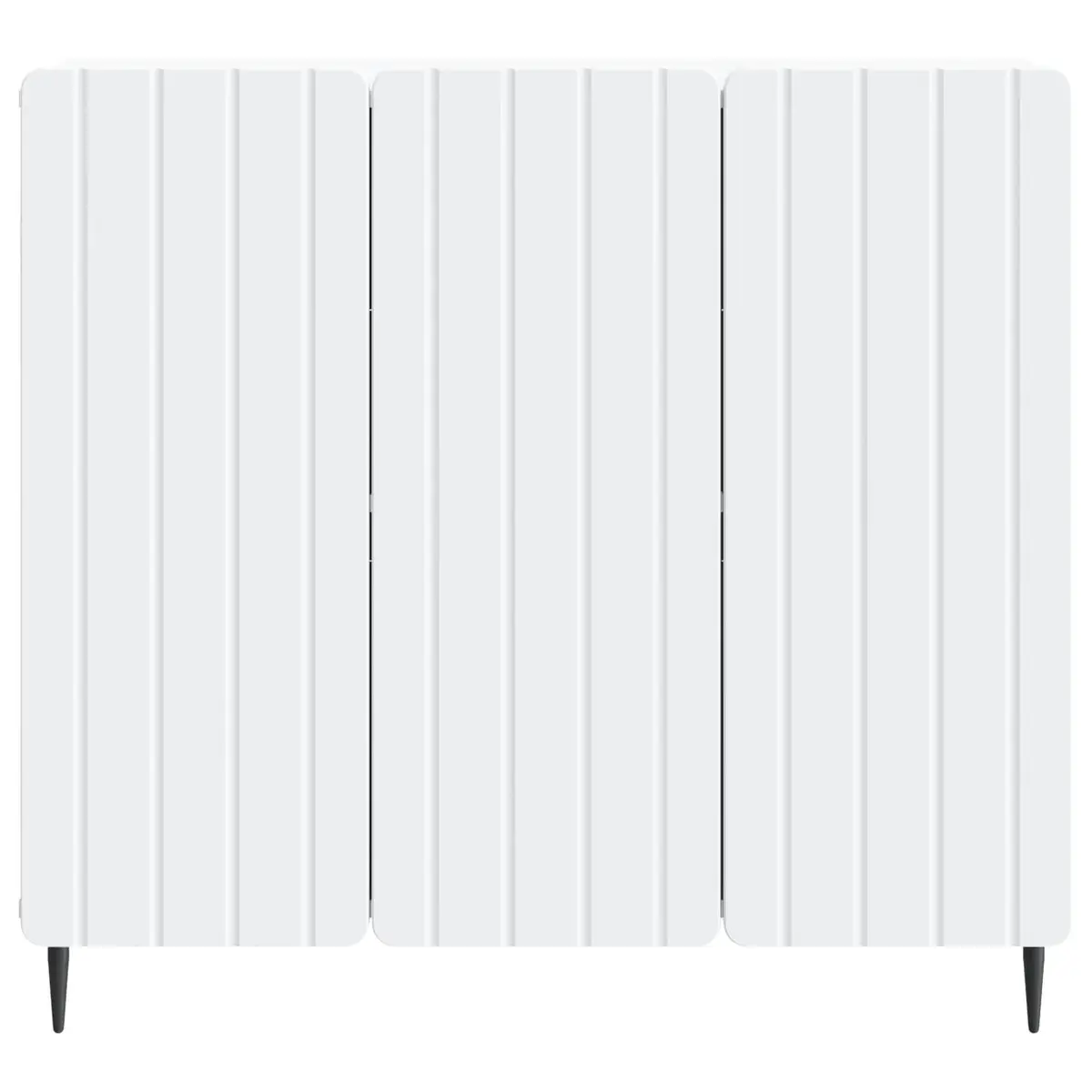 Sideboard Modern White Engineered Wood Storage Cabinet 89x34.5x82cm