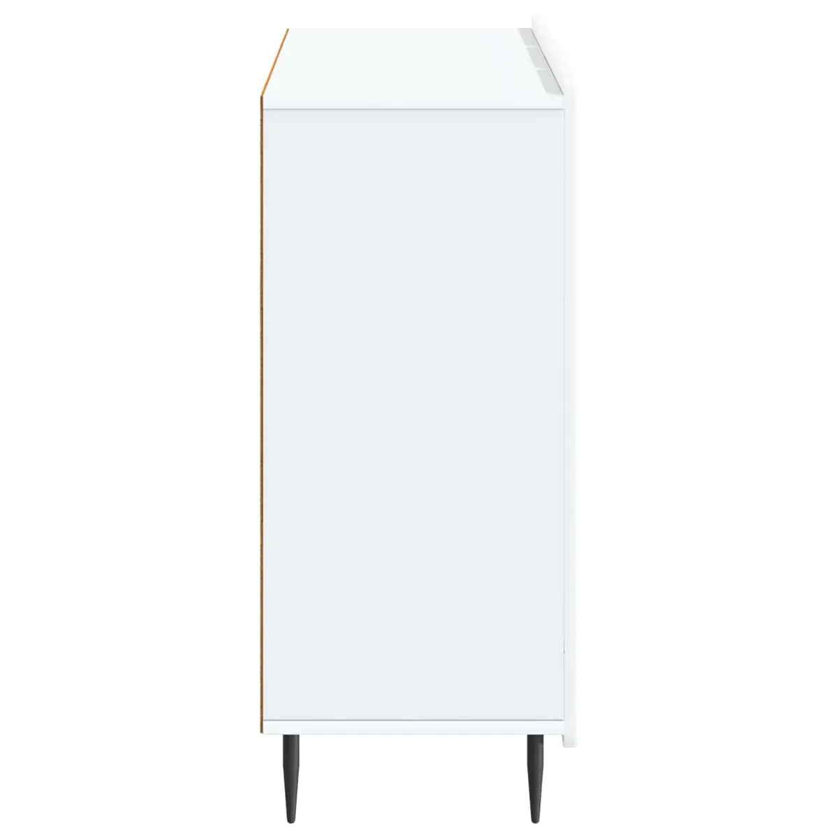 Sideboard Modern White Engineered Wood Storage Cabinet 89x34.5x82cm