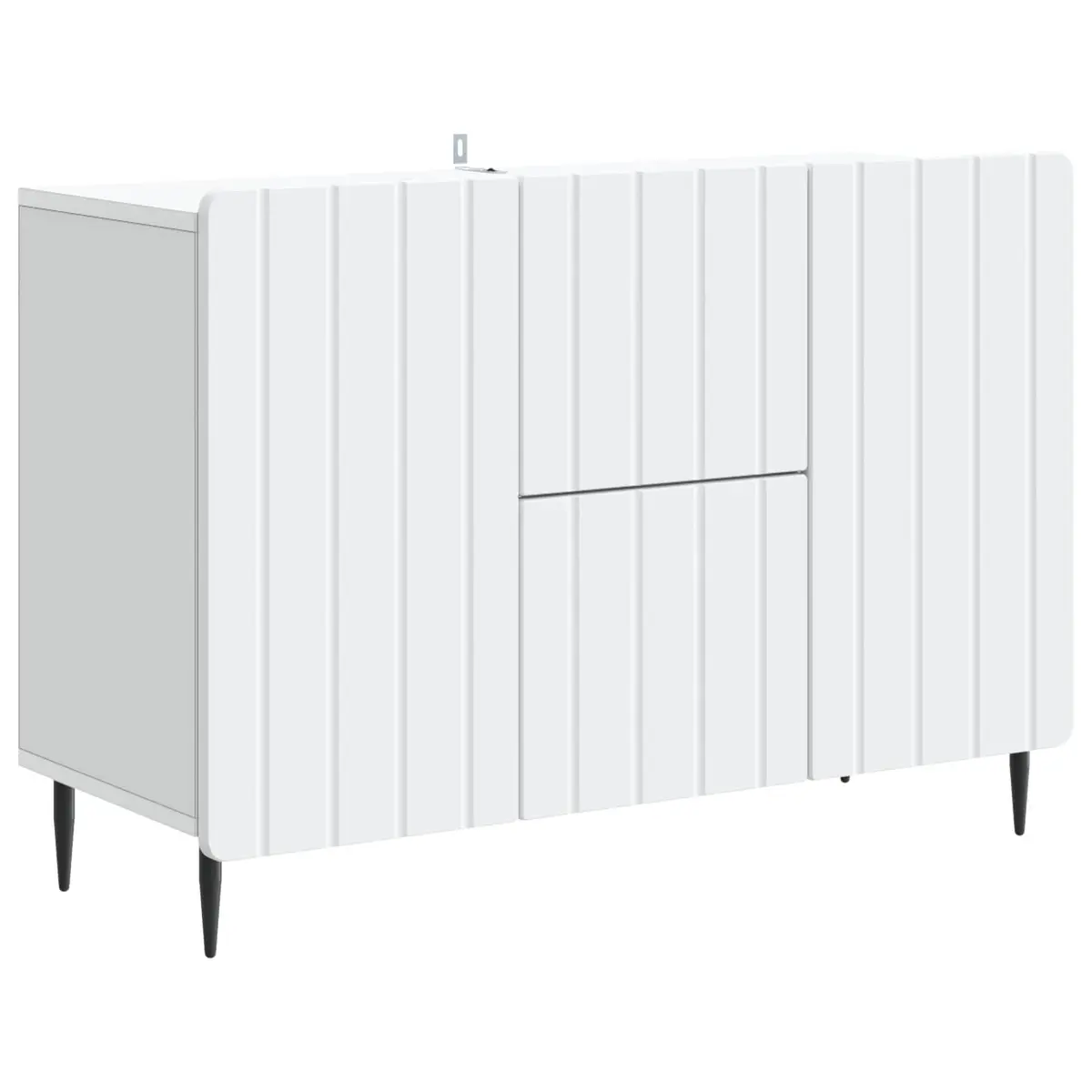 White Sideboard Storage Cabinet 89cm
