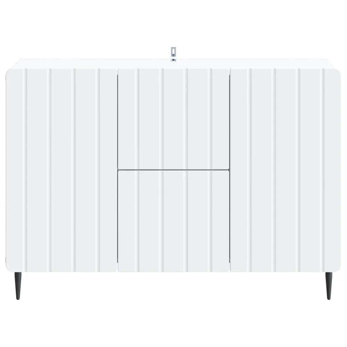 White Sideboard Storage Cabinet 89cm