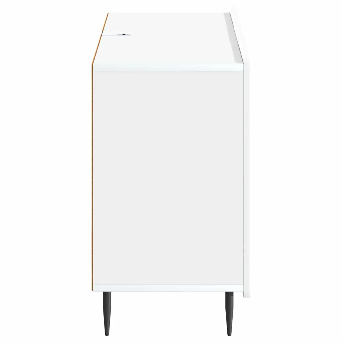 White Sideboard Storage Cabinet 89cm