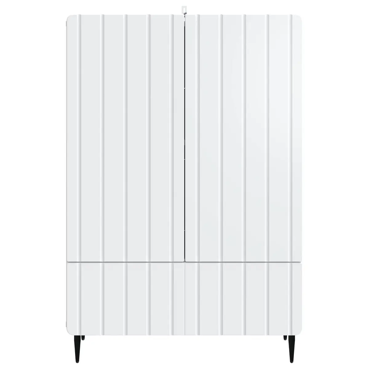 White Sideboard Storage Cabinet 66x34.5x97cm