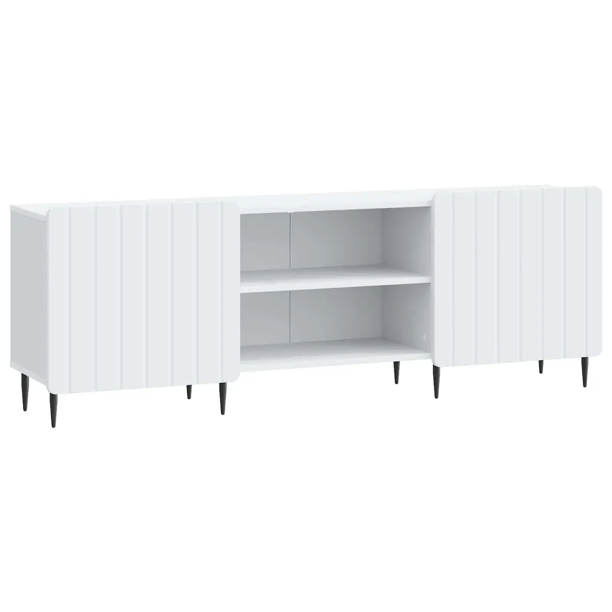 TV Cabinet White Modern 150 x 31 x 52 cm Engineered Wood