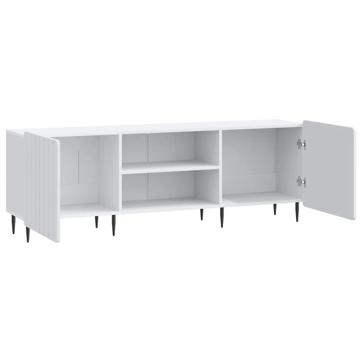 TV Cabinet White Modern 150 x 31 x 52 cm Engineered Wood