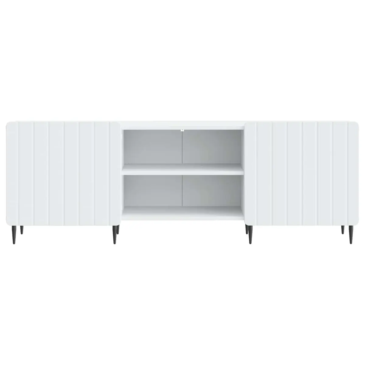 TV Cabinet White Modern 150 x 31 x 52 cm Engineered Wood