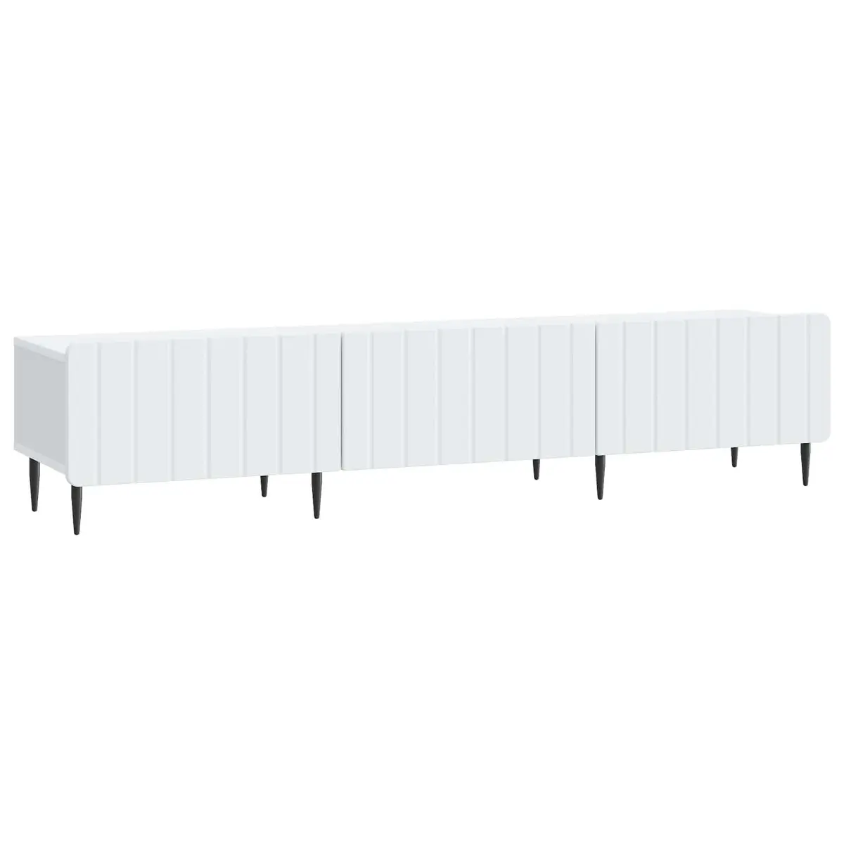 TV Cabinet Modern White 147cm Engineered Wood