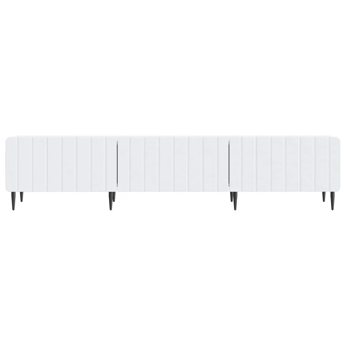 TV Cabinet Modern White 147cm Engineered Wood