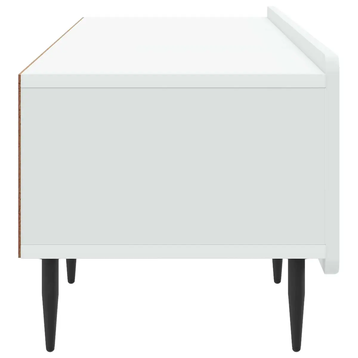 TV Cabinet Modern White 147cm Engineered Wood