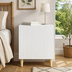 White Modern Bedside Cabinet for Your Bedroom
