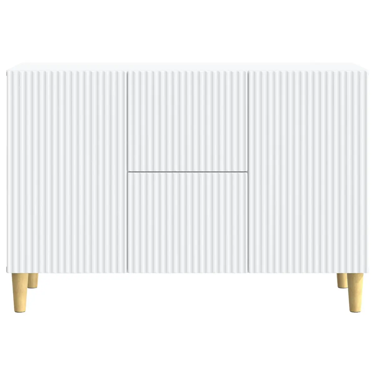 White Sideboard Storage Cabinet for Living Areas