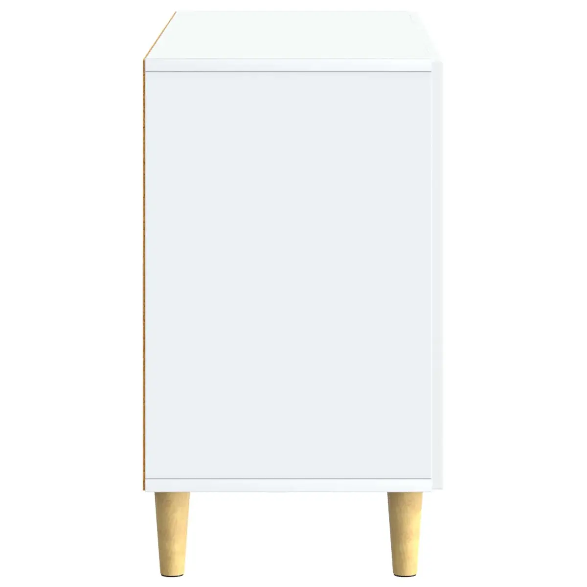 White Sideboard Storage Cabinet for Living Areas