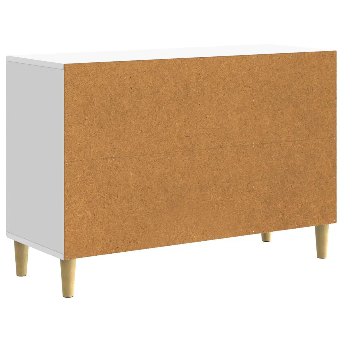 White Sideboard Storage Cabinet for Living Areas
