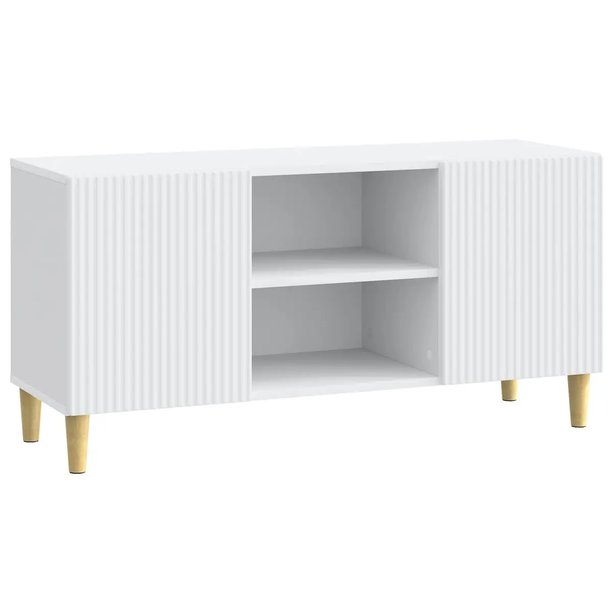 TV Cabinet White Modern 102 x 34.5 x 50 cm Engineered Wood