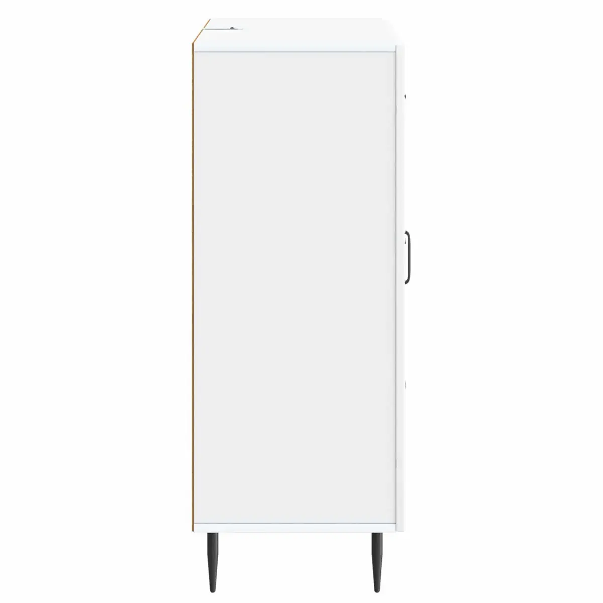 White Modern Storage Sideboard for Living Spaces