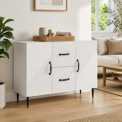Charming White Sideboard for Dining and Living Spaces