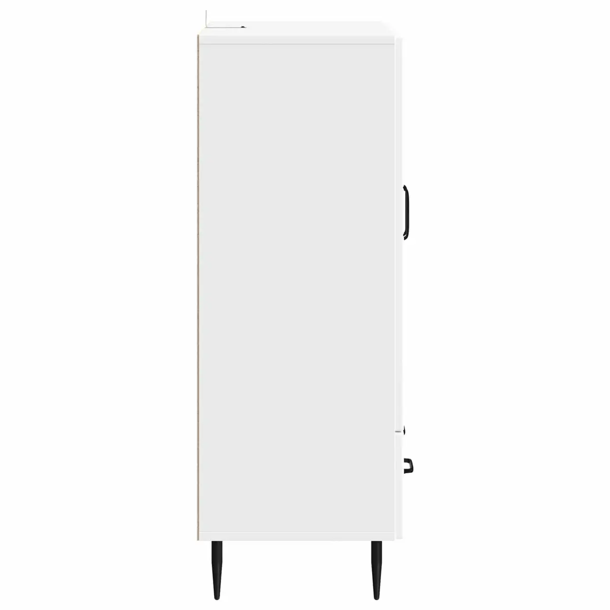Modern White Sideboard Storage Cabinet Living Room Dining Buffet Engineered Wood