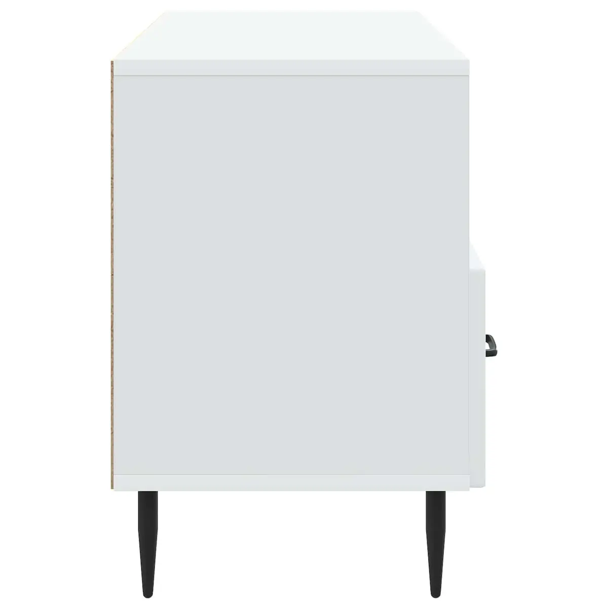 White TV Cabinet with Drawer for Living Rooms