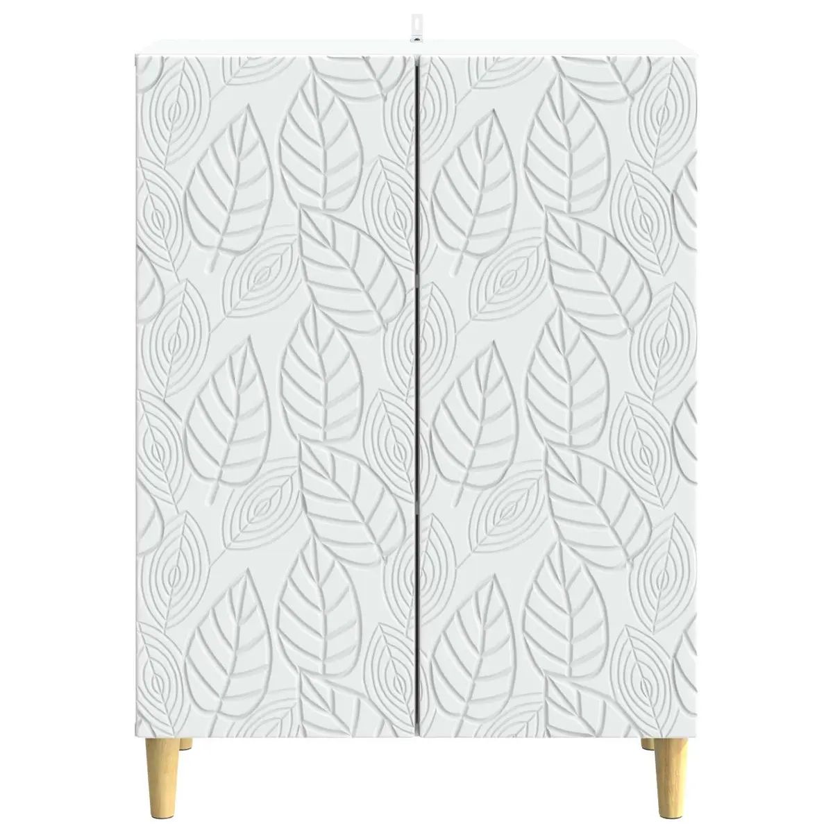 Sideboard Cabinet White Contemporary 66 x 34.5 x 90 cm Engineered Wood