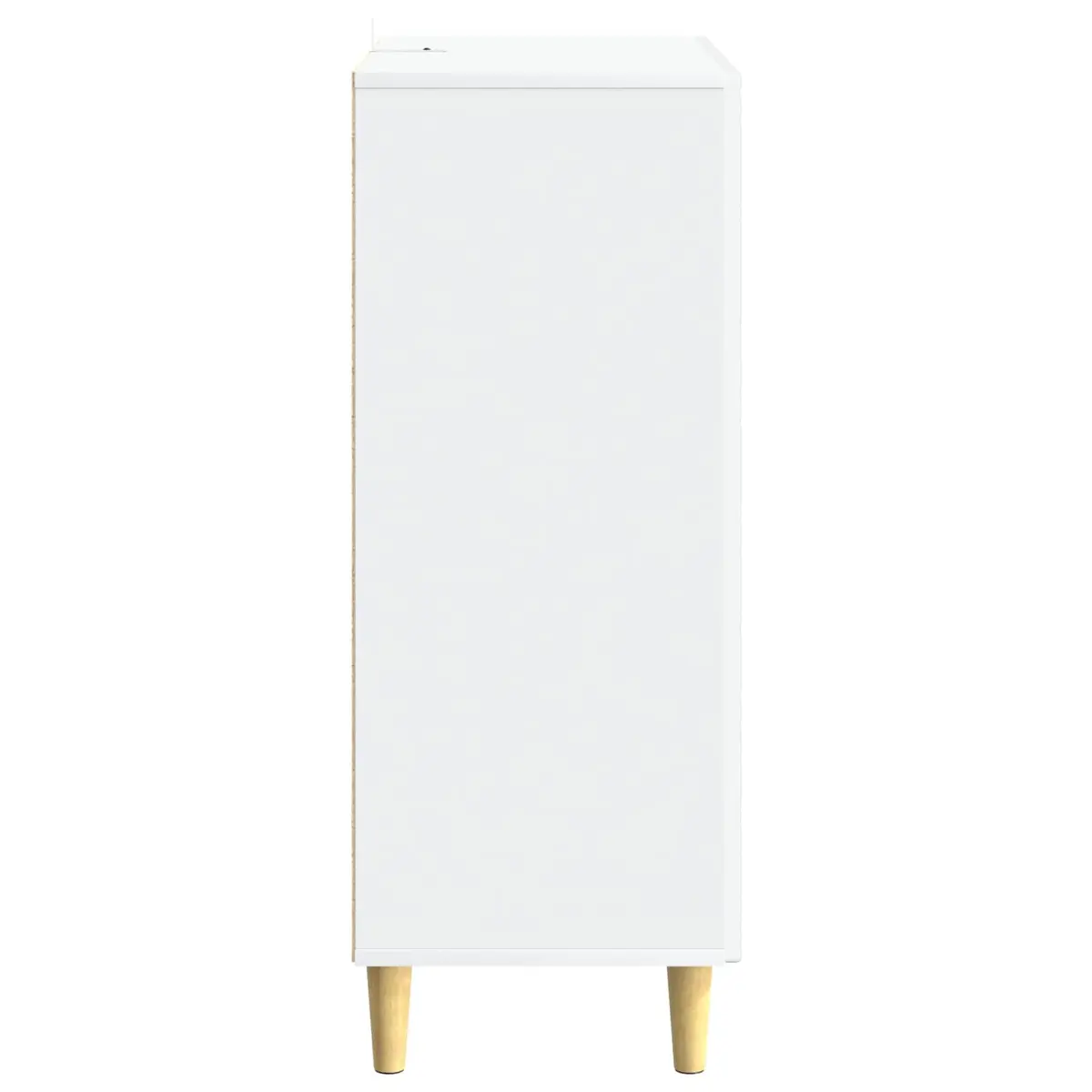 Sideboard Cabinet White Contemporary 66 x 34.5 x 90 cm Engineered Wood