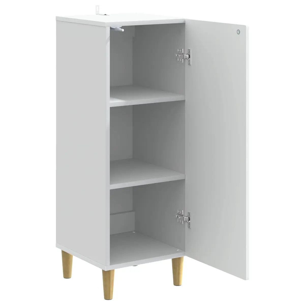 White Sideboard Storage Cabinet for Living Spaces