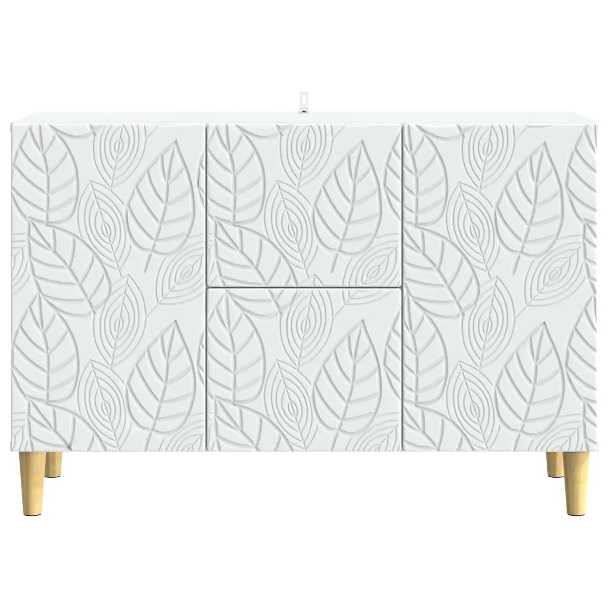 Sideboard White Modern Storage Cabinet Dining Living Room Furniture 89x34.5x60cm