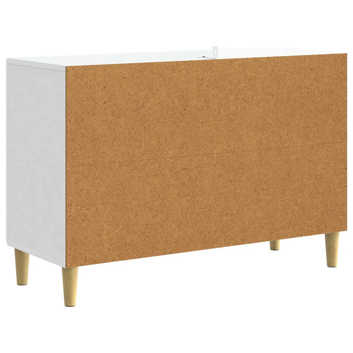 Sideboard White Modern Storage Cabinet Dining Living Room Furniture 89x34.5x60cm