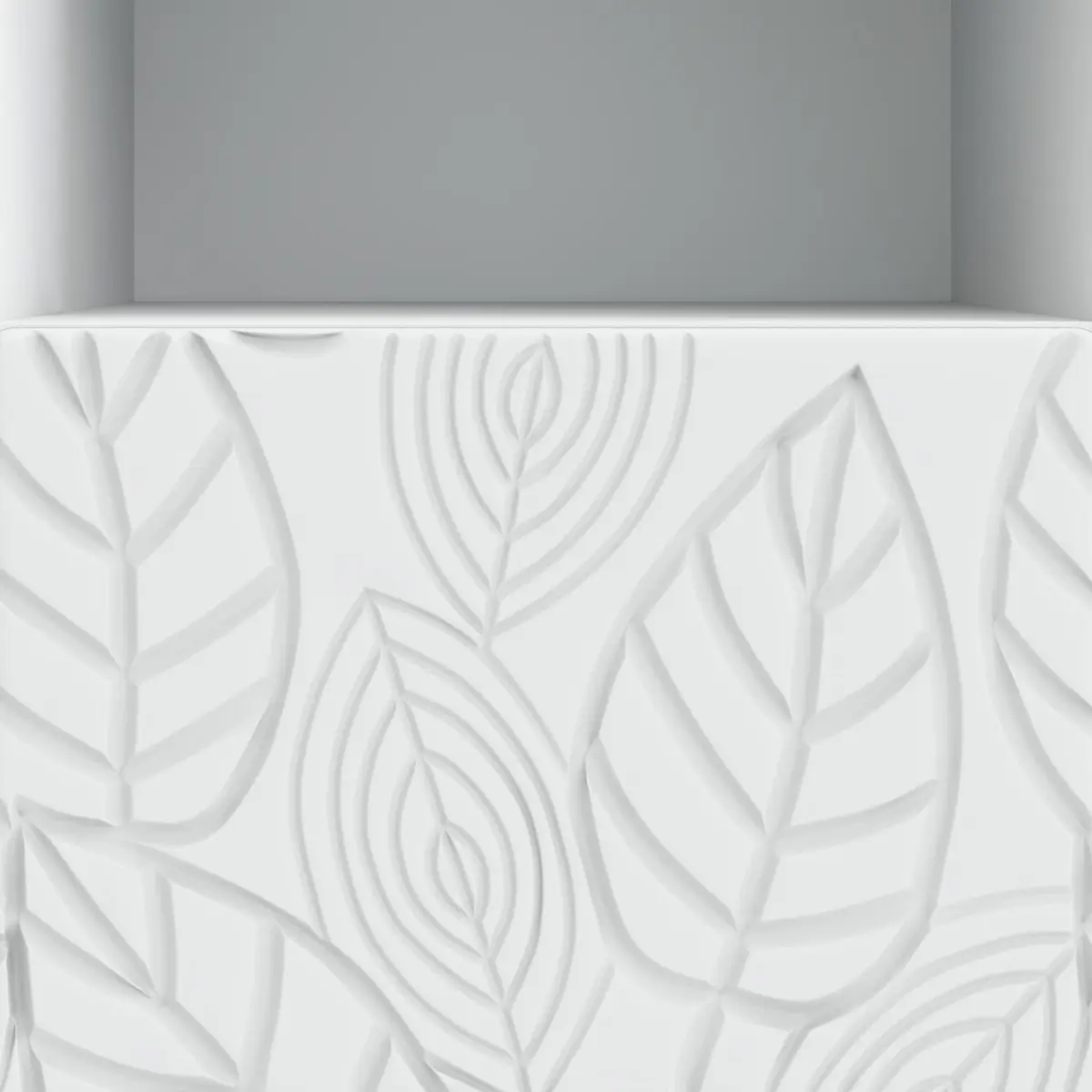 White TV Cabinet Modern Storage Unit 102 x 34.5 x 50 cm Engineered Wood with Eucalyptus Legs