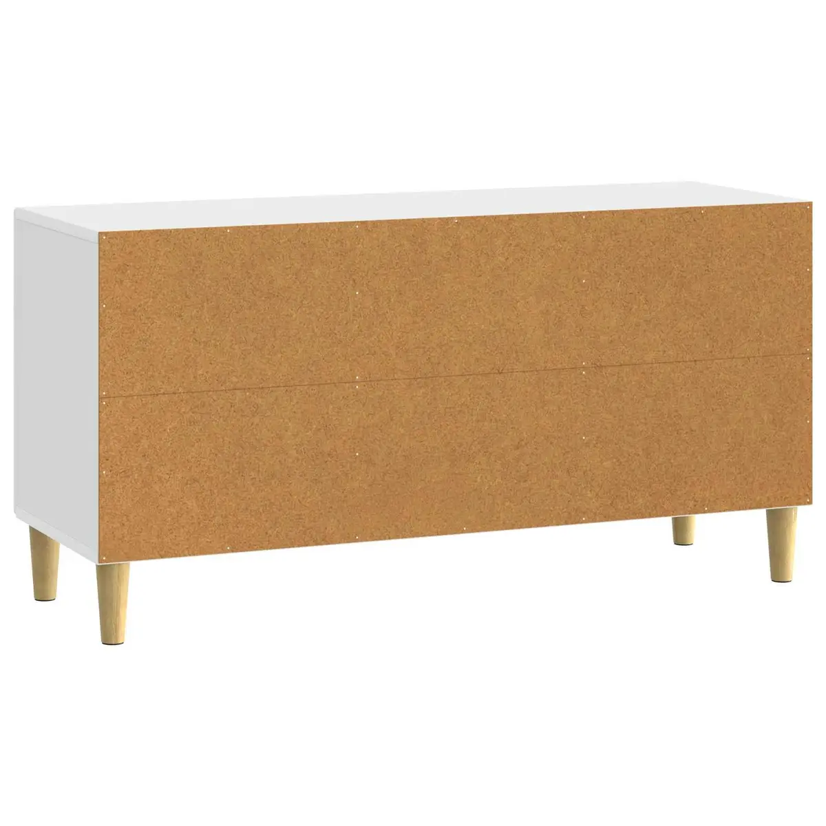 TV Cabinet 99 x 34.5 x 50 cm White Modern Lounge Storage Entertainment Unit