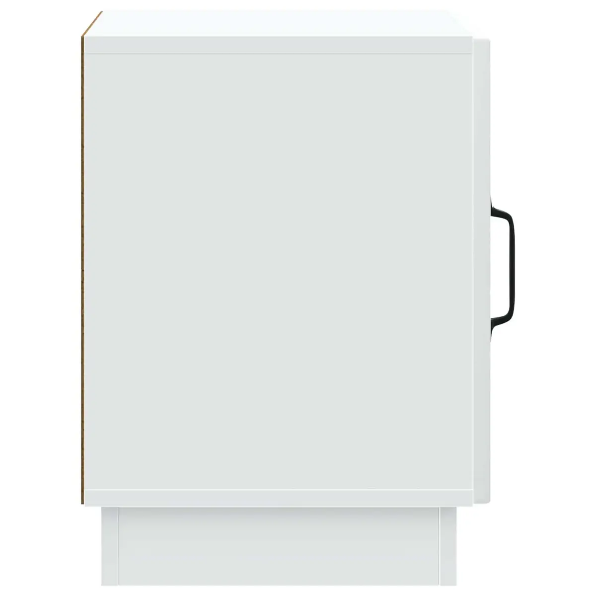 White Bedside Table with Storage 43 x 34.5 x 47 cm