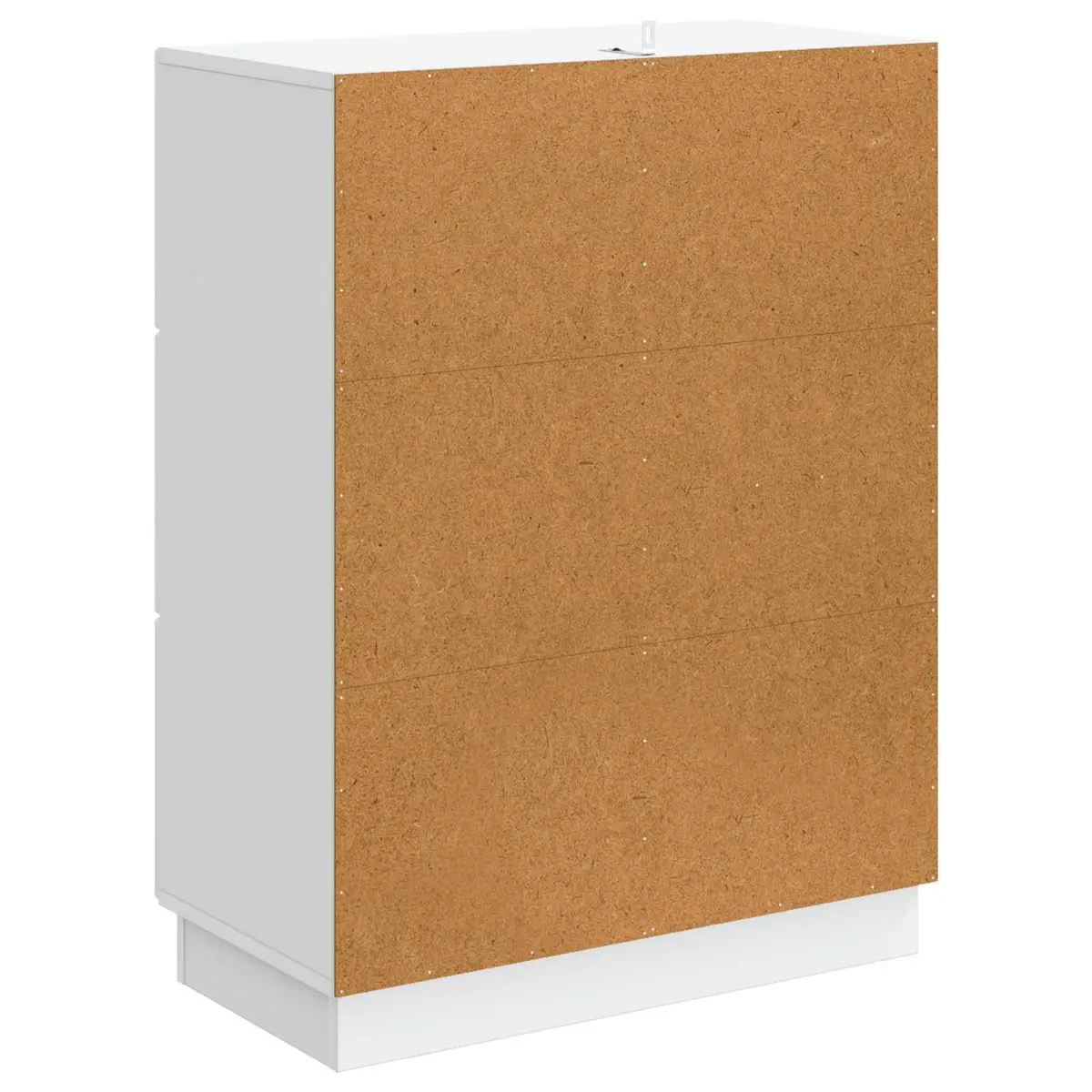 Sideboard White 66 x 34.5 x 87 cm Engineered Wood Storage Cabinet Buffet Unit