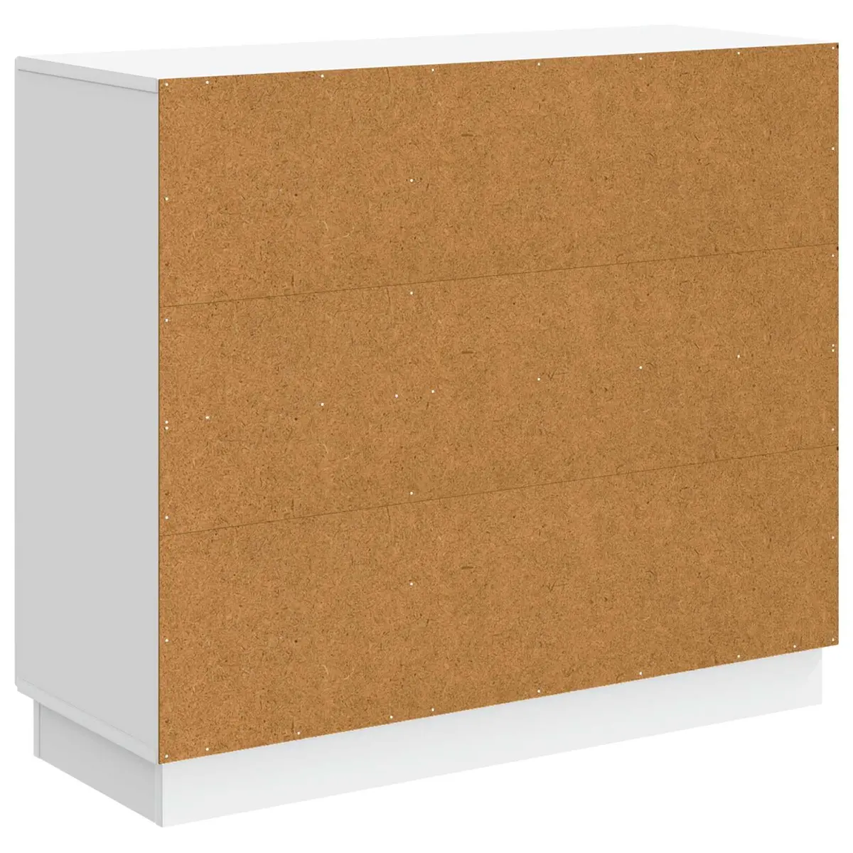 Sideboard White Modern Storage Cabinet Engineered Wood 89 x 34.5 x 77 cm