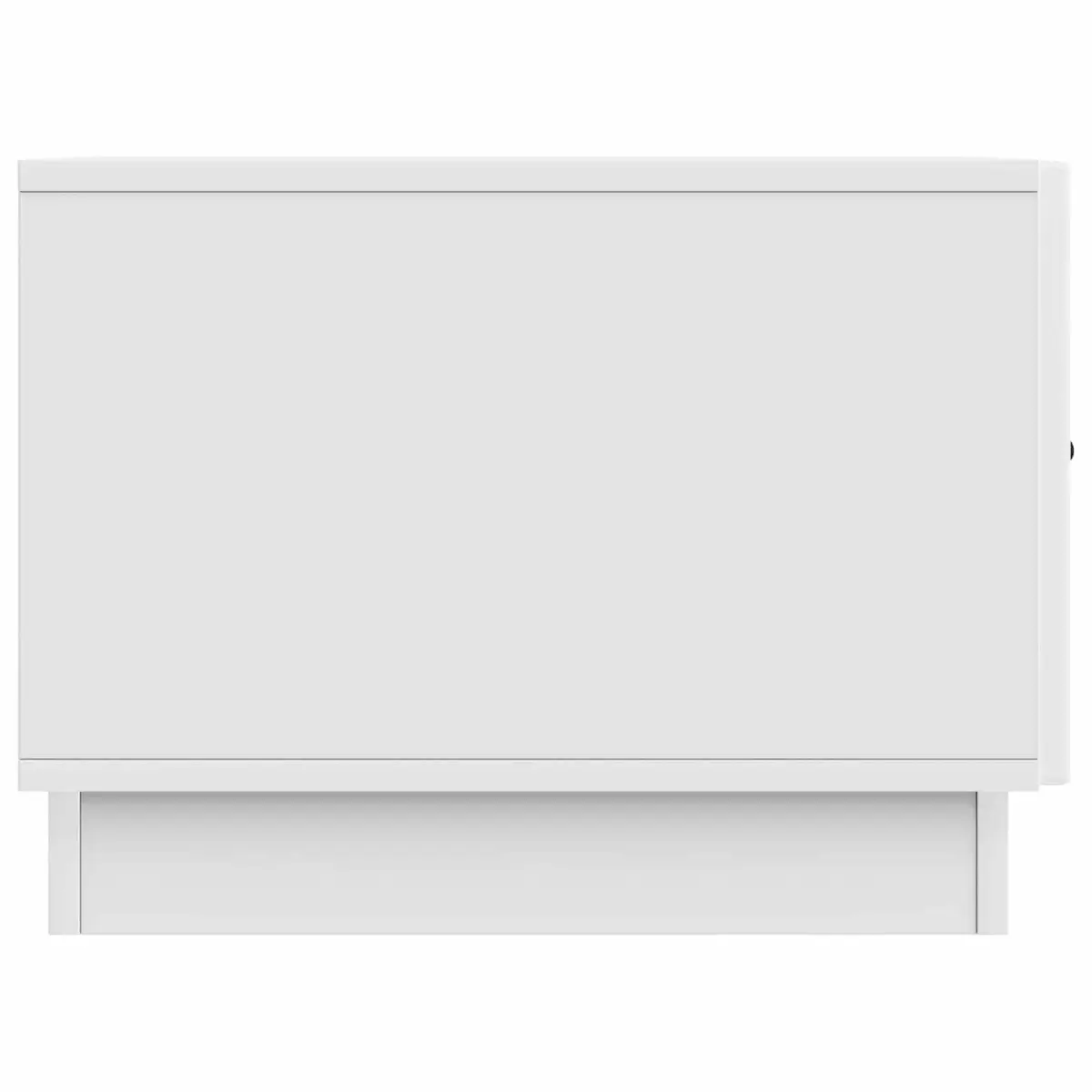 Coffee Table White Modern 49x50x37cm Engineered Wood