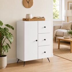 Elegant White Sideboard Buffet for Your Dining Space