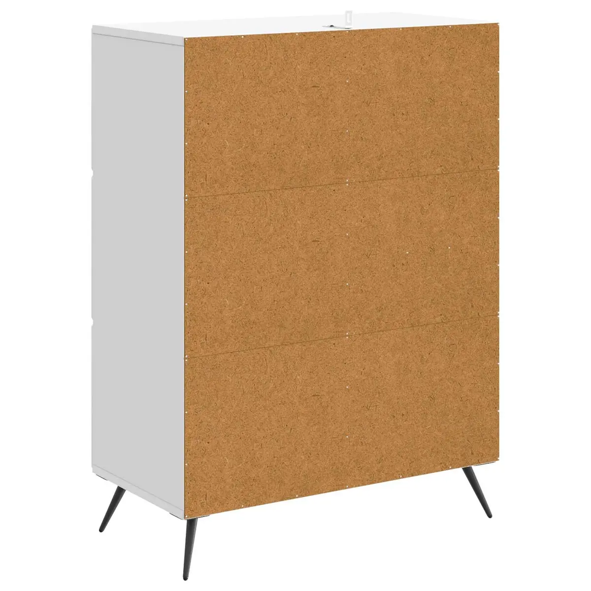 White Sideboard Buffet Storage Cabinet Dining Room Furniture 66x34.5x90cm