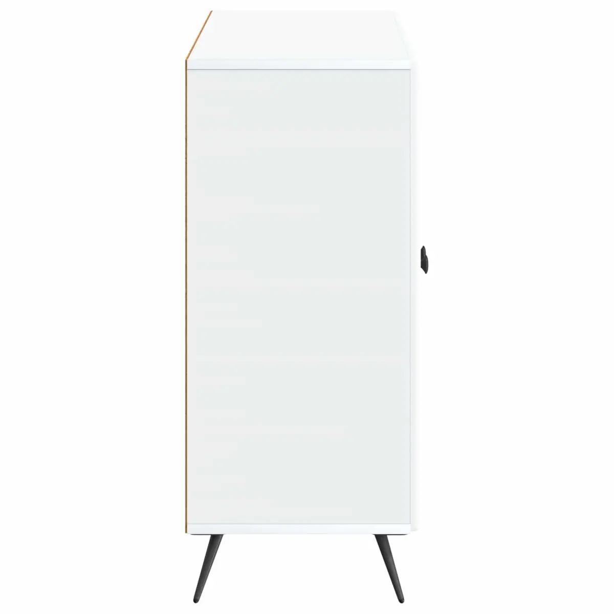Engineered Wood Sideboard Storage Cabinet White 89cm x 34.5cm x 80cm Suitable for Living and Dining Room