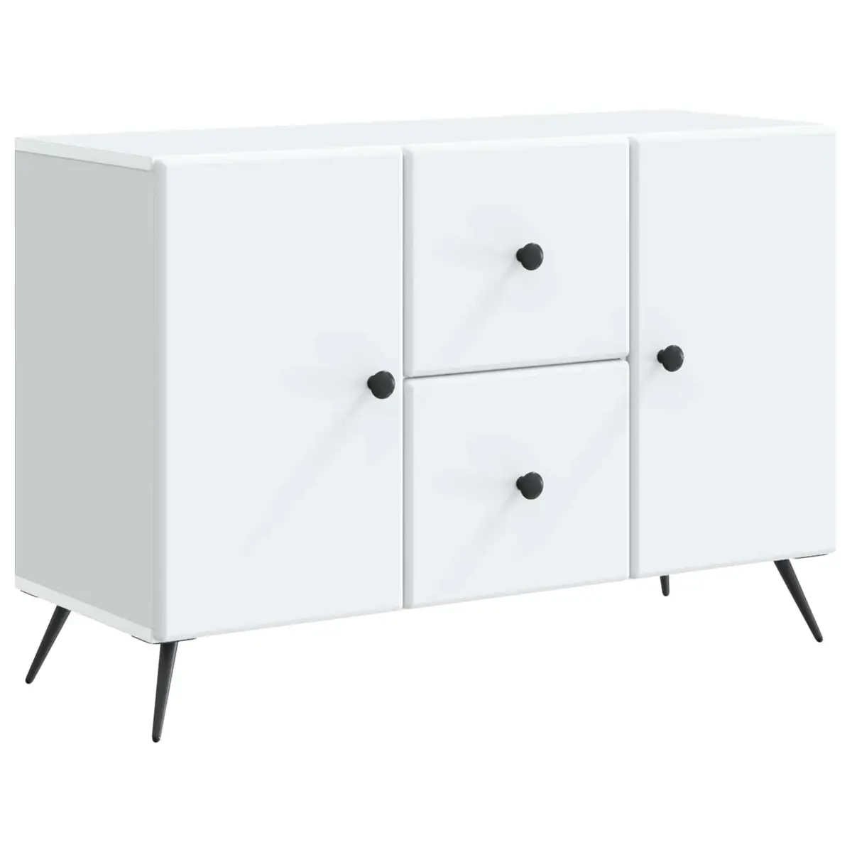 White Sideboard Buffet Storage Cabinet