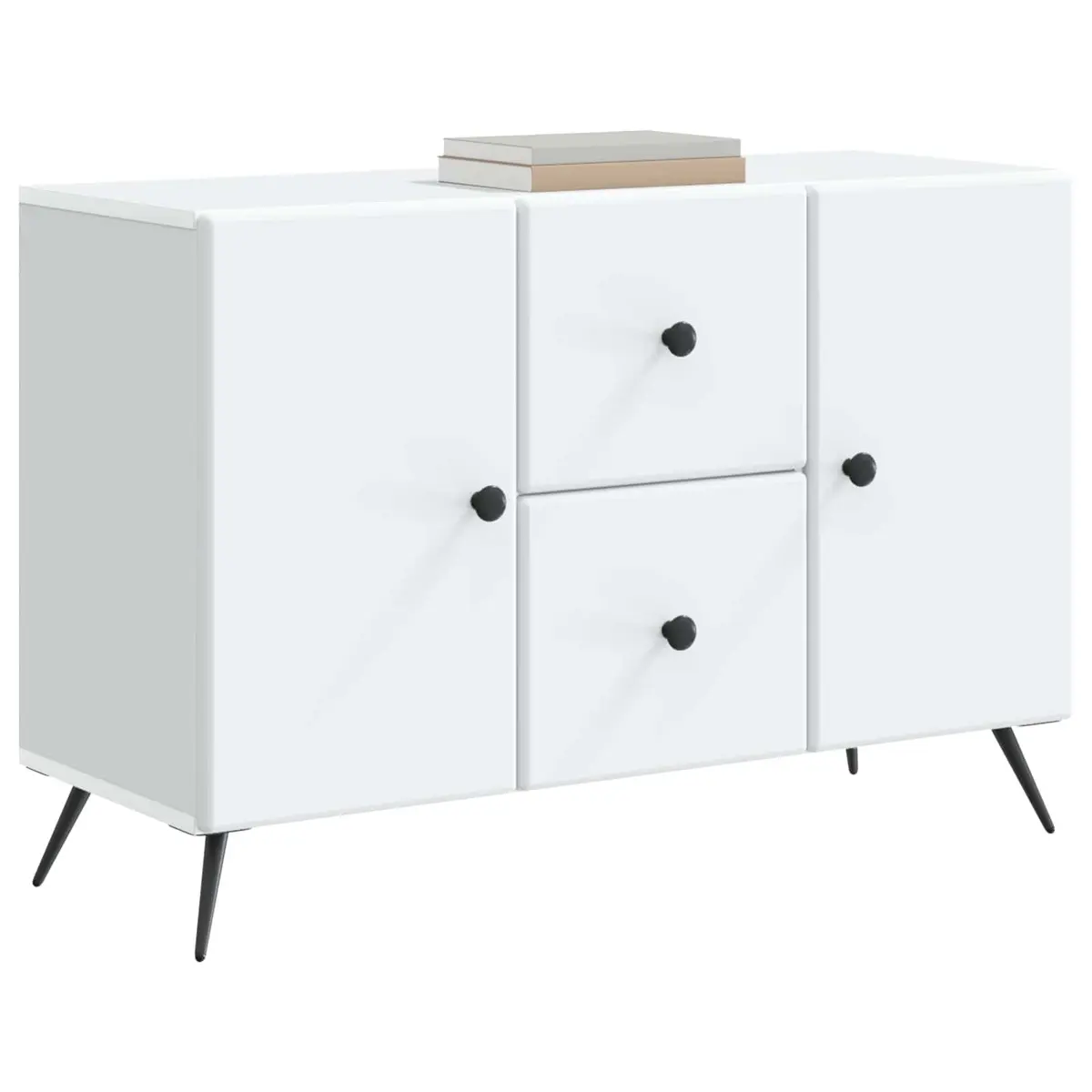 White Sideboard Buffet Storage Cabinet