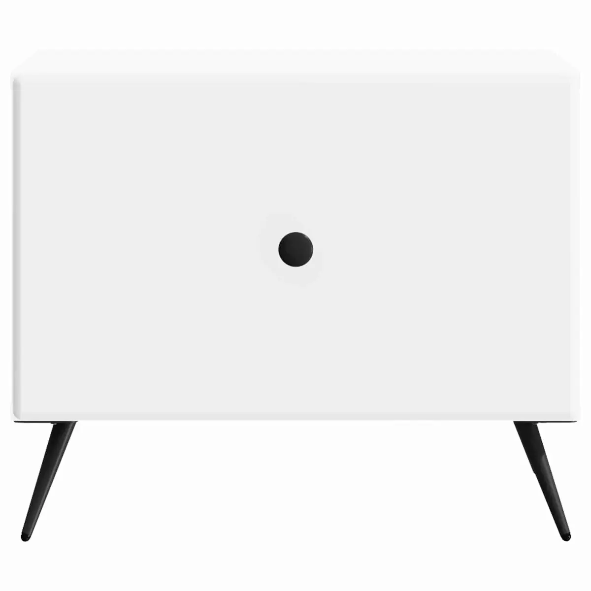 White Rectangular Coffee Table with Drawer for Living Rooms