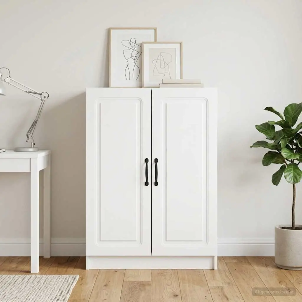 White Sideboard Storage Cabinet for Living Spaces