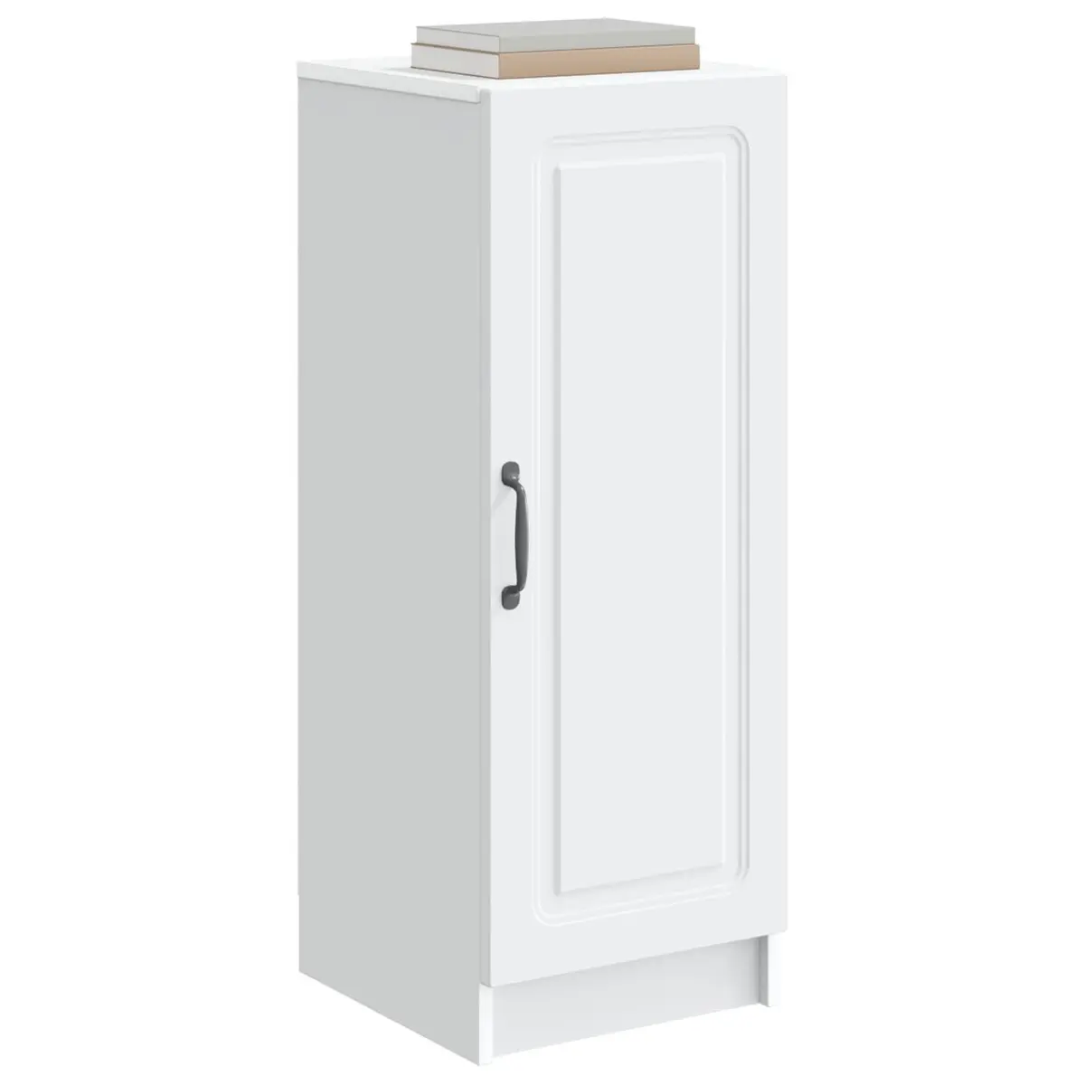 White Sideboard Storage Cabinet with Adjustable Shelves and Drawers for Living
