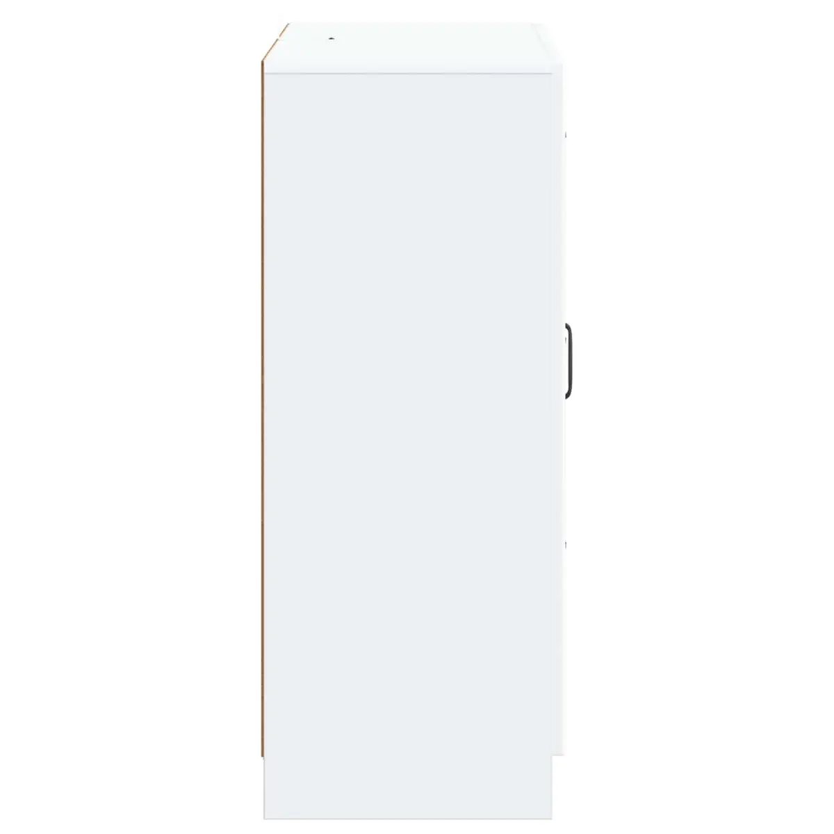 White Sideboard Storage Cabinet 66cm