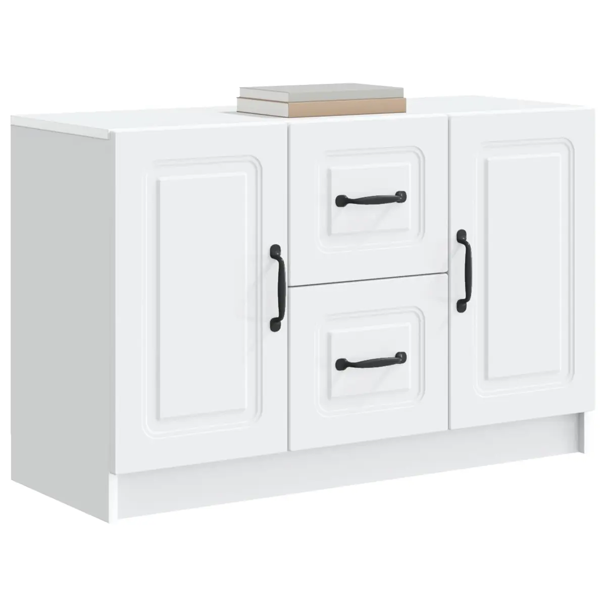 Modern White Sideboard Storage Cabinet Dining Room Buffet Organizer Lounge