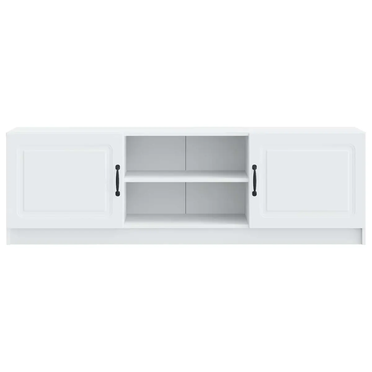 TV Cabinet White 150 x 31 x 47 cm Engineered Wood Living Room Media Storage Unit