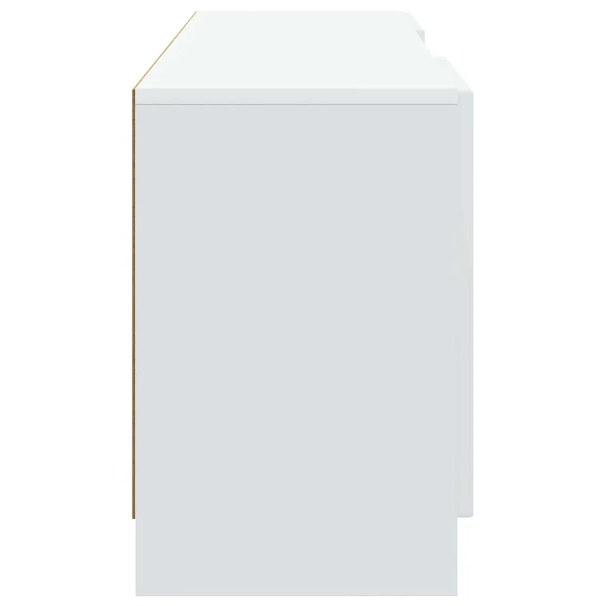 TV Cabinet White 150 x 31 x 47 cm Engineered Wood Living Room Media Storage Unit