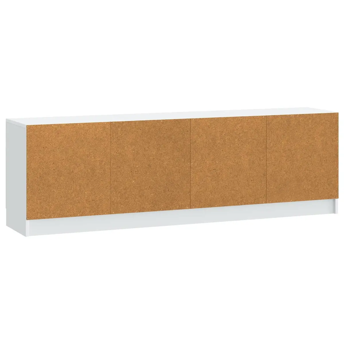 TV Cabinet White 150 x 31 x 47 cm Engineered Wood Living Room Media Storage Unit