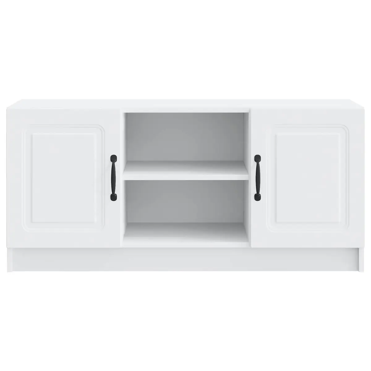 White TV Cabinet for Living Room Storage